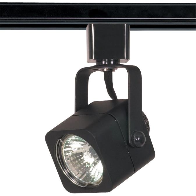 Nuvo Lighting TH313  1 Light - MR16 - 120V Track Head - Square in Black Finish